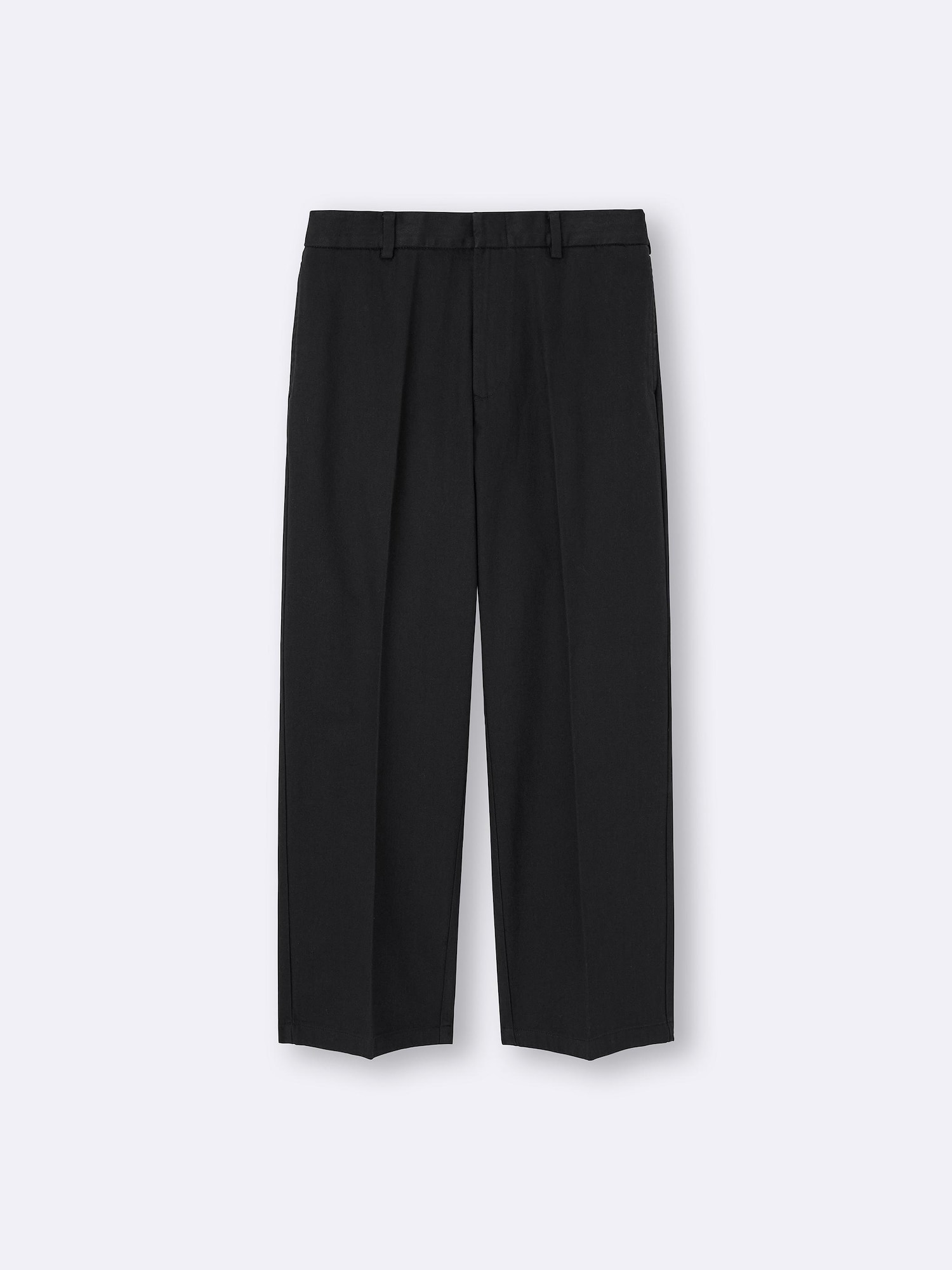 Unisex Twill Wide Straight Pants | GU US