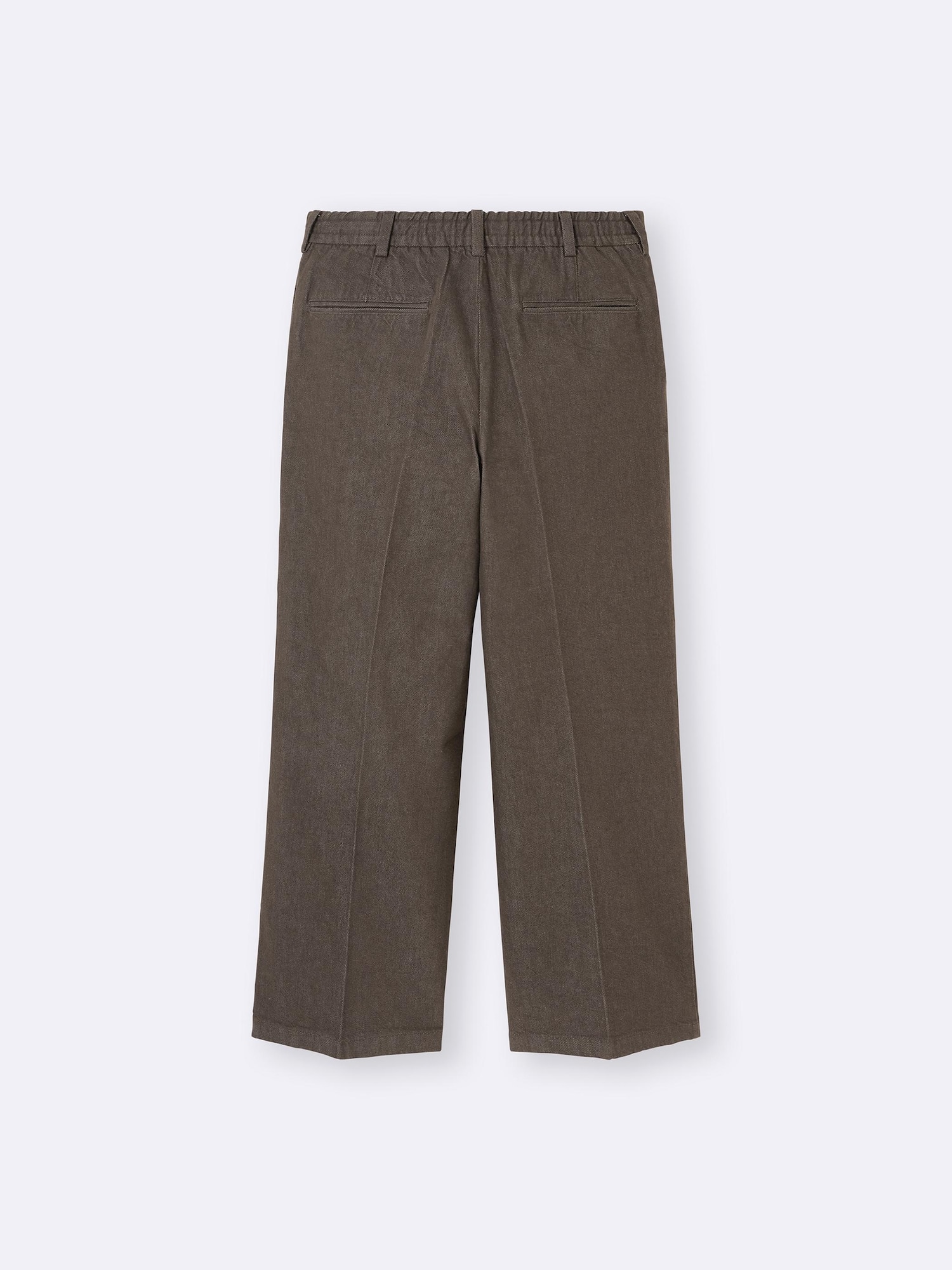 Men's Twill Wide Straight Pants | Long | GU US