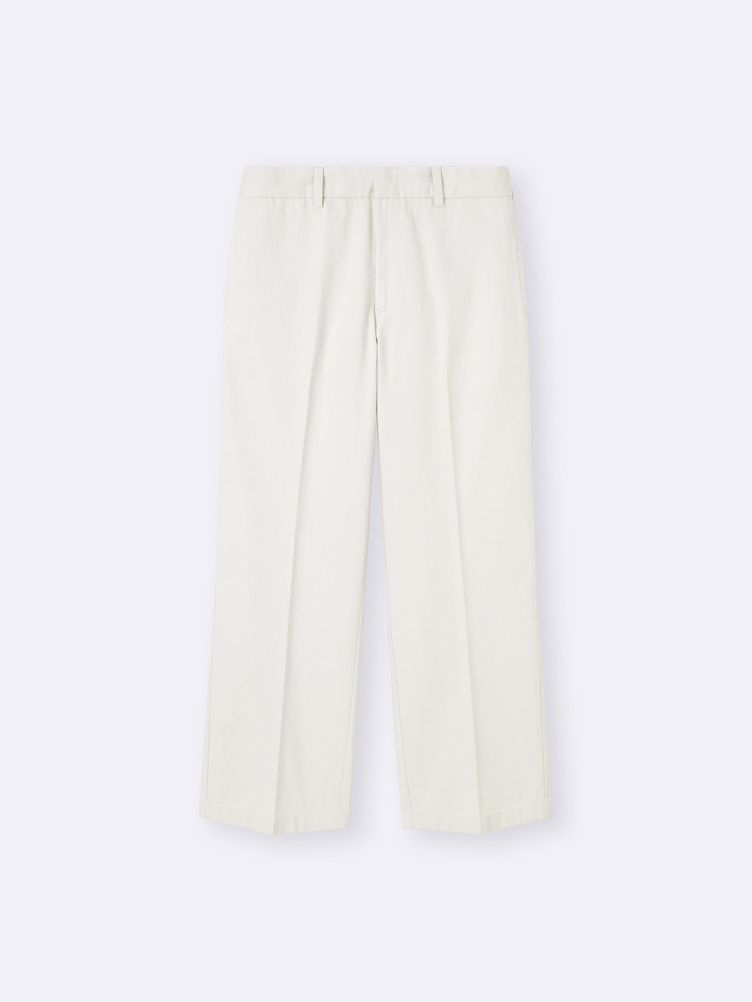 Men's Twill Wide Straight Pants | Long | GU US