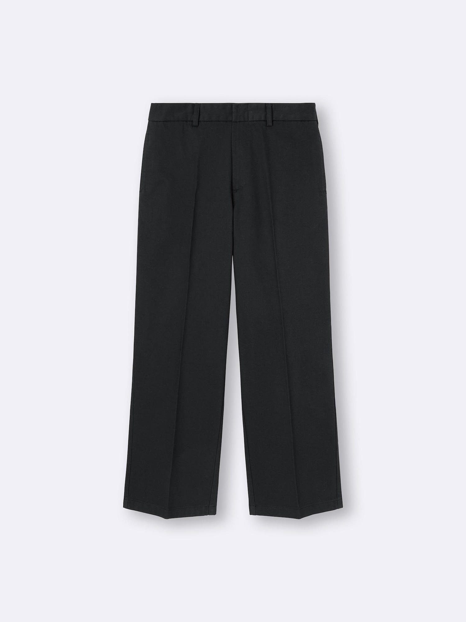 Men's Twill Wide Straight Pants | Long | GU US