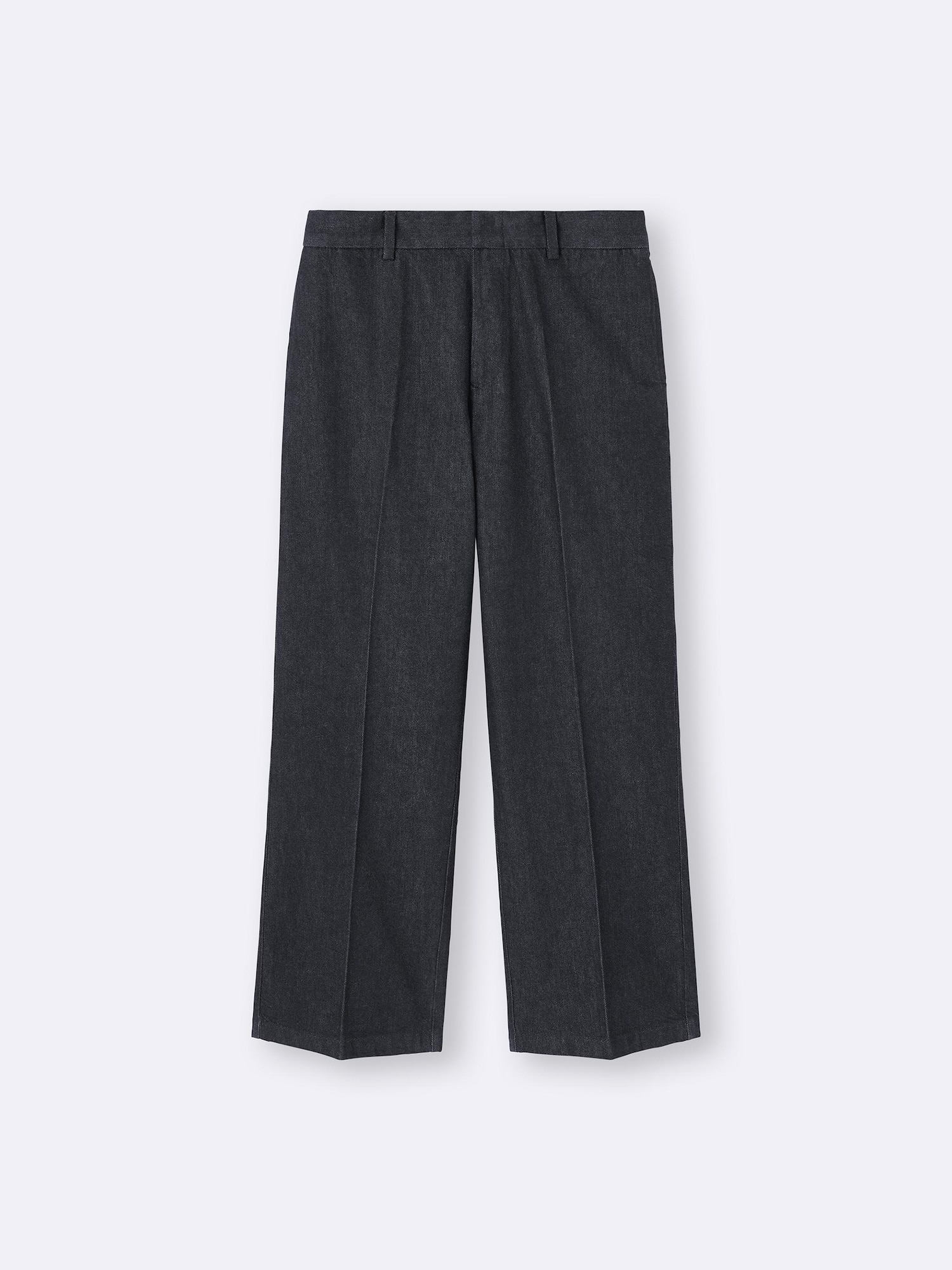 Men's Twill Wide Straight Pants | Long | GU US