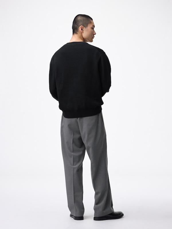 Wide Straight Slacks