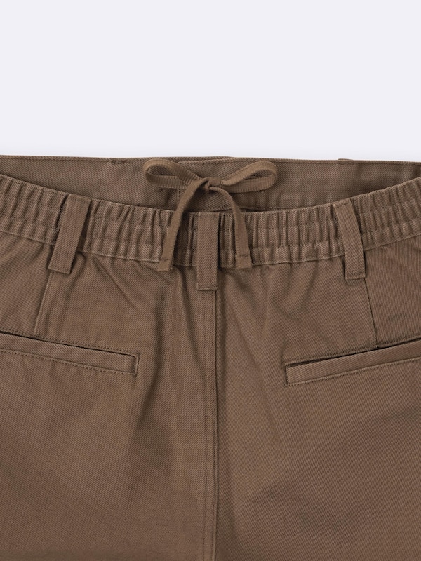 Heavy Cotton Barrel Leg Pants