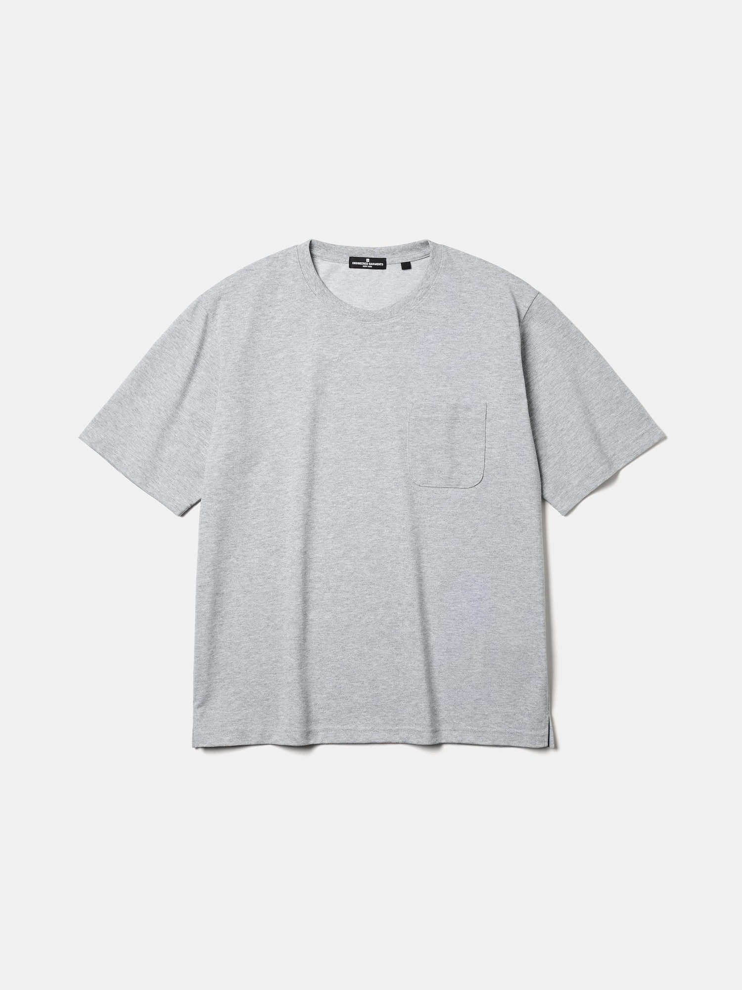 Unisex Dry Pique Crossed Neck T-Shirt | ENGINEERED GARMENTS | GU US