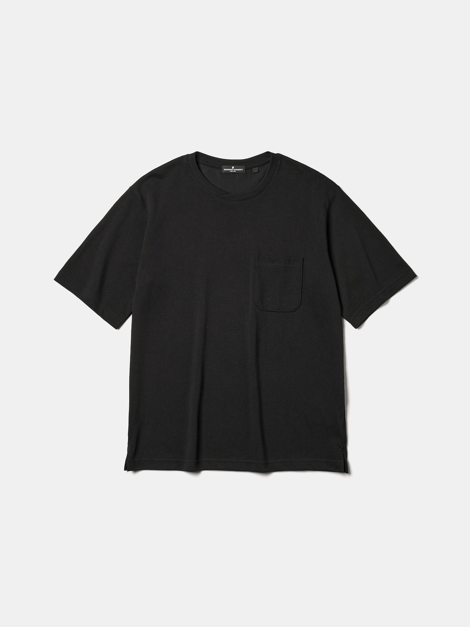 Unisex Dry Pique Crossed Neck T-Shirt | ENGINEERED GARMENTS | GU US