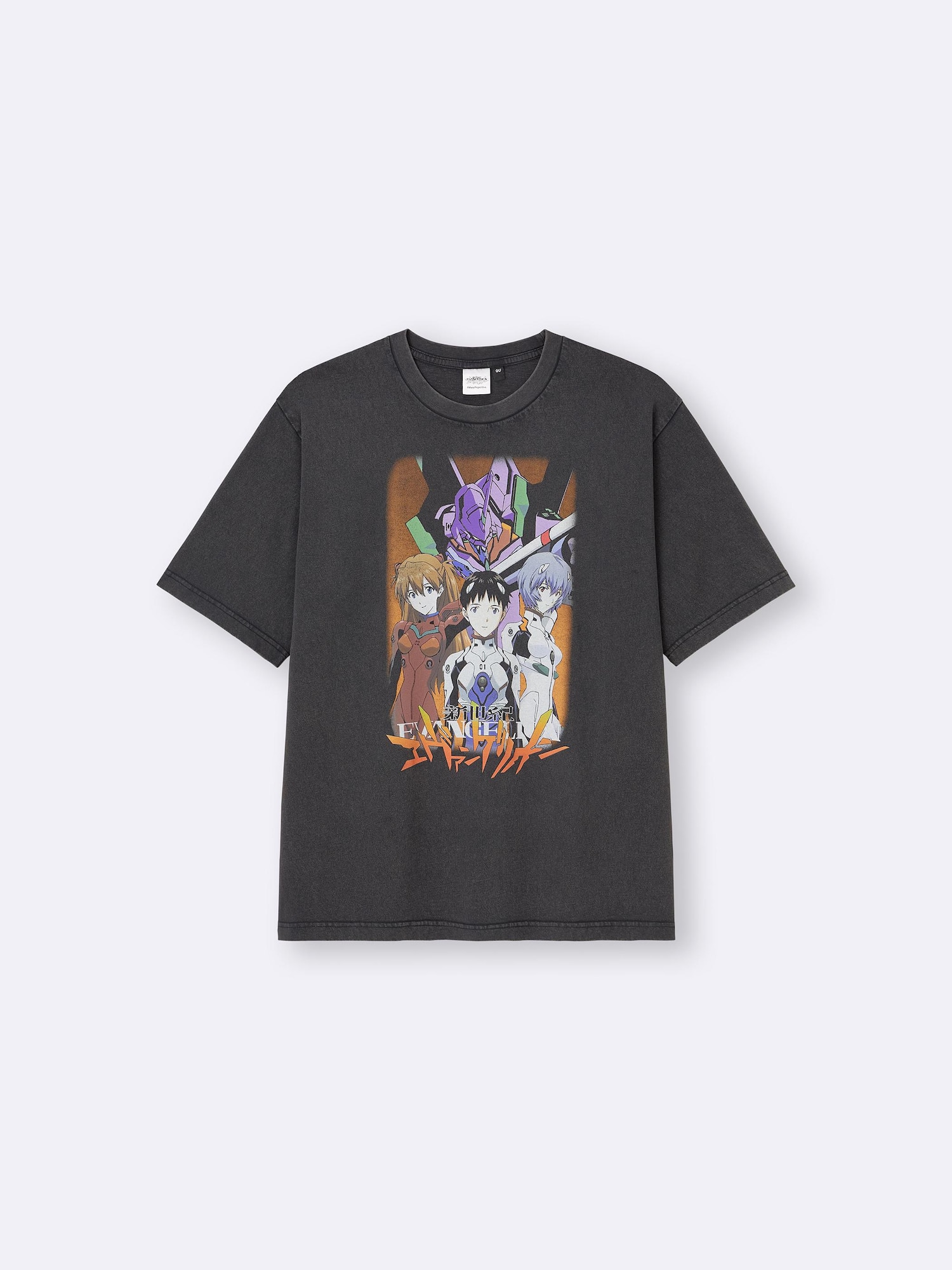 Unisex Washed Graphic T-Shirt | EVANGELION | GU US