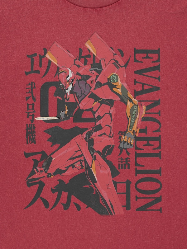 Washed Graphic T-Shirt | EVANGELION