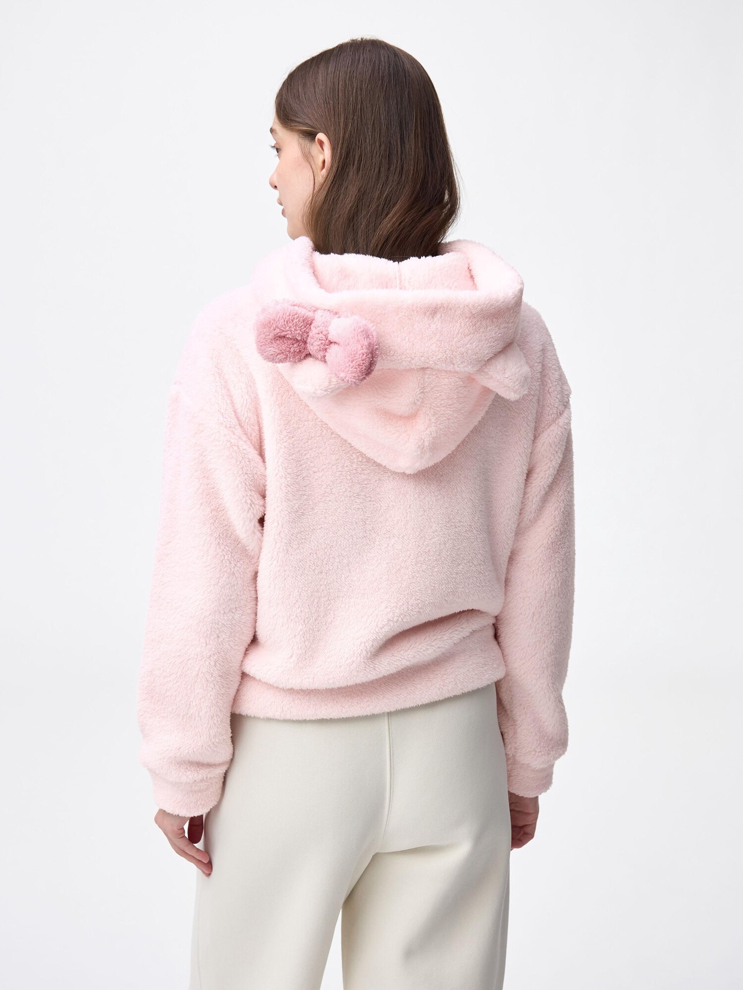 GU サンリオ マシュマロフィールフルジップパーカ ハローキティ Lサイズ Women's Marshmallow Feel Full-Zip Hoodie | Sanrio characters | GU US
