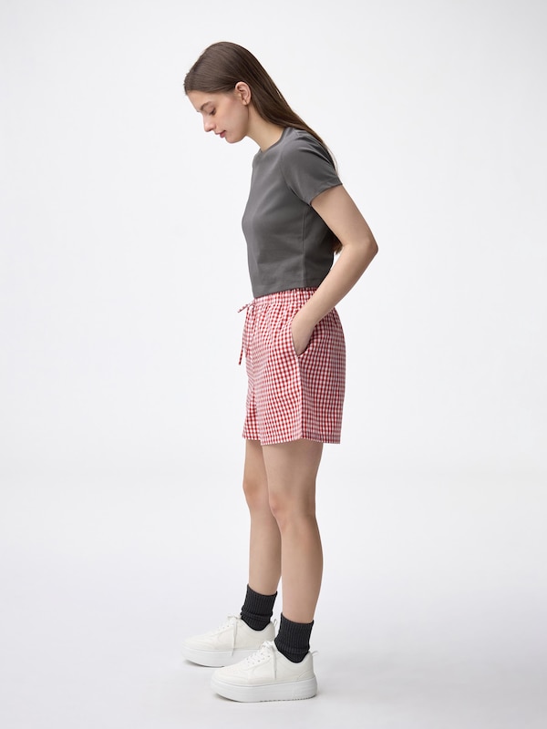 Pajamas Short Pants | Checked