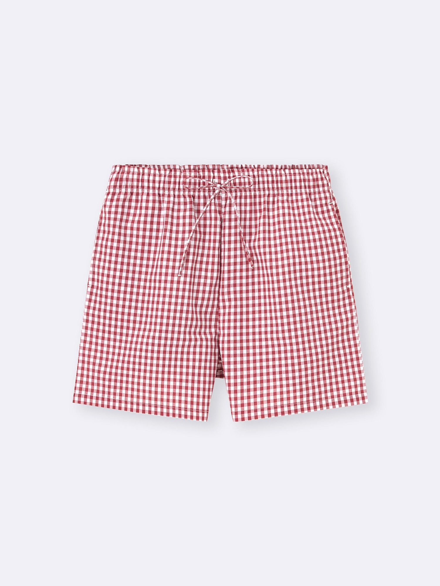 ビ*リ様 Onbure checked pajama baggy shorts Women's Pajamas Short Pants | Checked | GU US