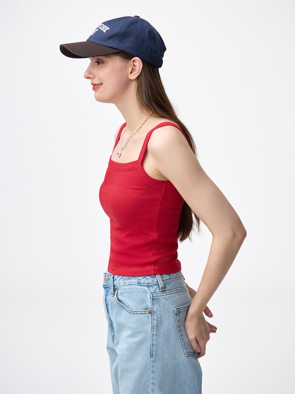 Cotton Blend Square Neck Camisole | Dry