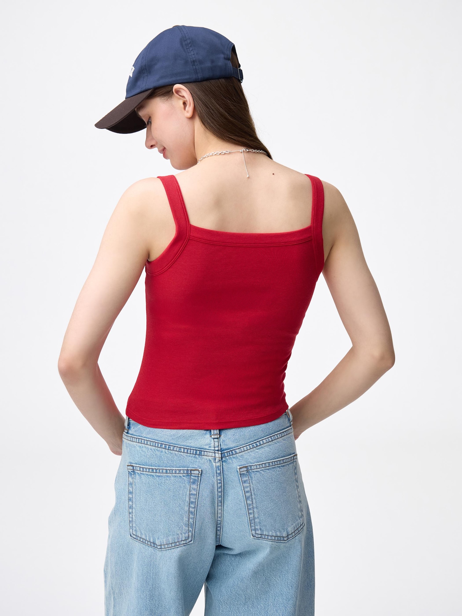Women's Cotton Blend Square Neck Camisole | Dry | GU US