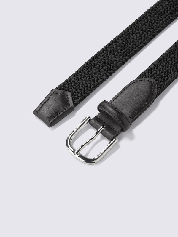 Leather Combination Mesh Belt | CL