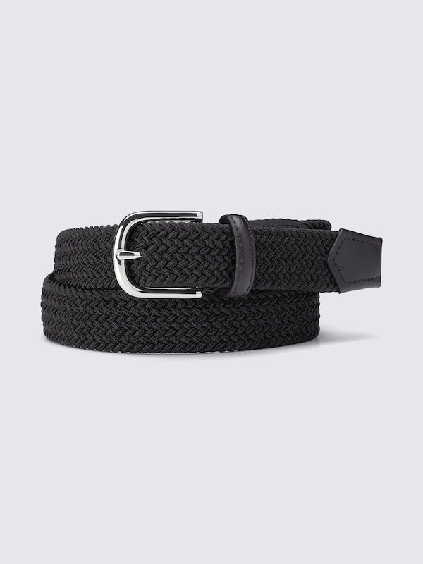 Leather Combination Mesh Belt | CL