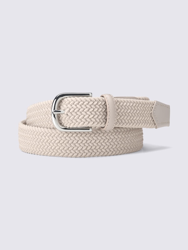 Leather Combination Mesh Belt | CL