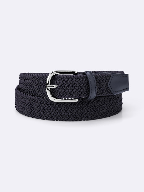 Leather Combination Mesh Belt | CL