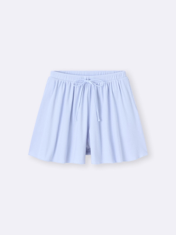 Ribbed Relaxed Short Pants