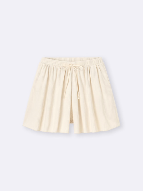 Ribbed Relaxed Short Pants