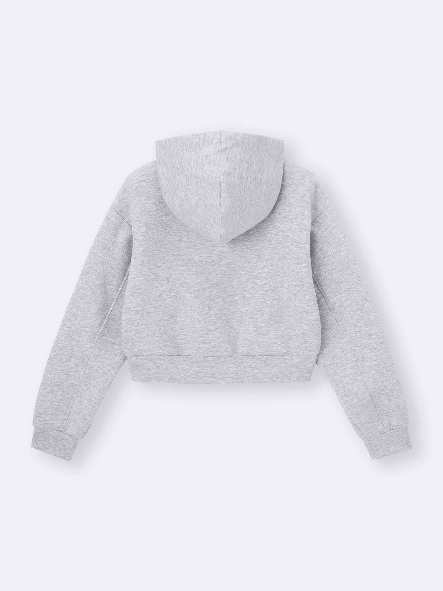 Double Face Sweat Full-Zip Hoodie | GU US