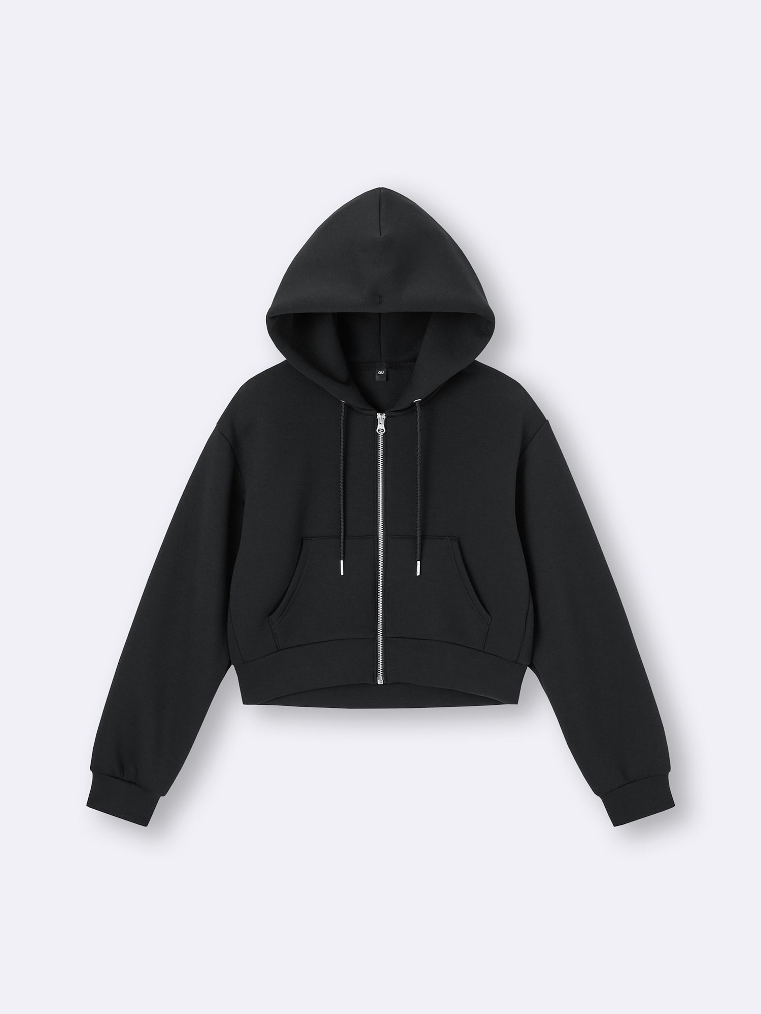 Double Face Sweat Full-Zip Hoodie | GU US