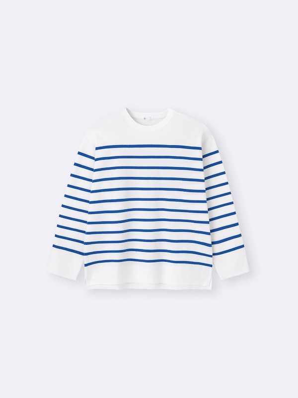 Milano Ribbed Panel Striped Sweater