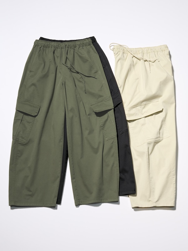 Cargo Barrel Ankle Pants