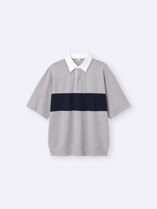 Sweat Look T-Shirt | HalfSlv | Rugger | Bicolor