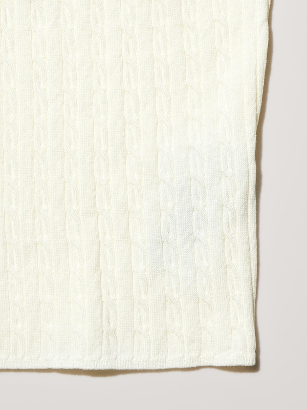 Cable Knitted Ribbon Pullover | Short | by rokh