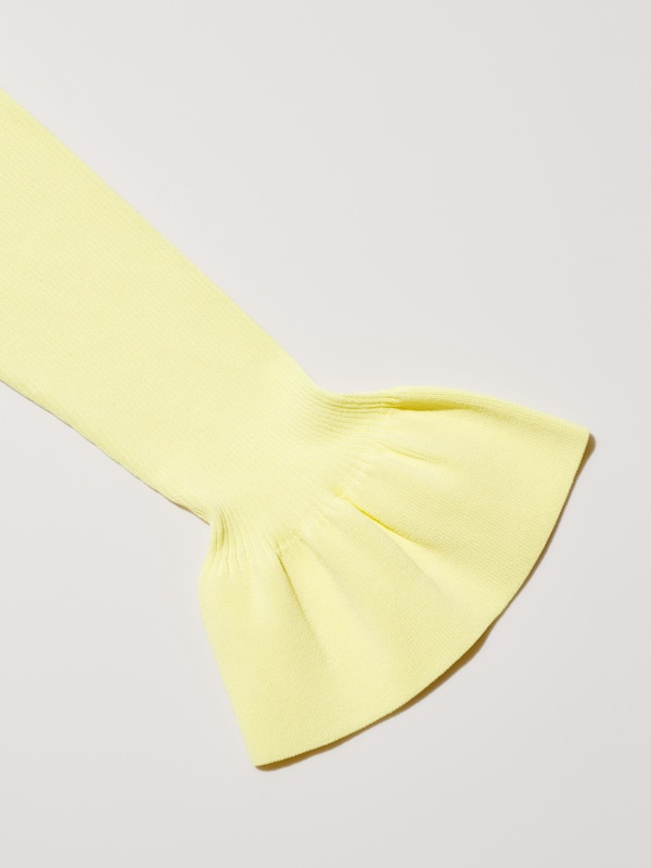 Ribbed Frill Cardigan | 3 | 4Slv | R