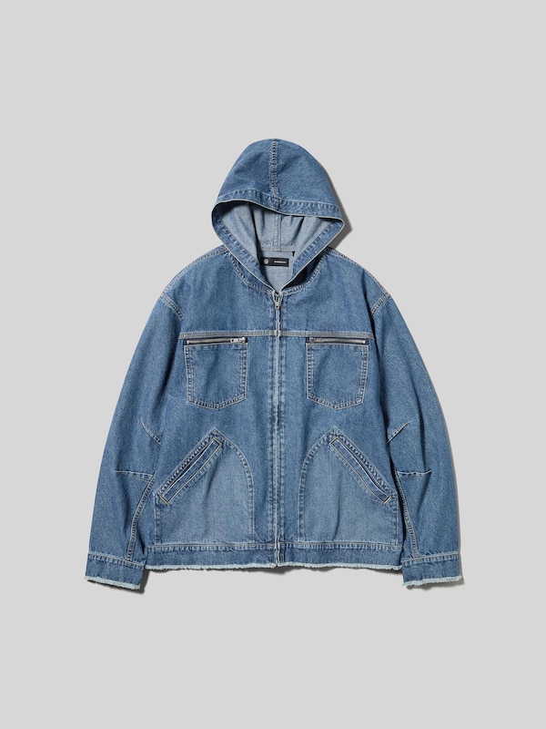 Unisex Denim Zip Up Parka | UNDERCOVER | GU US