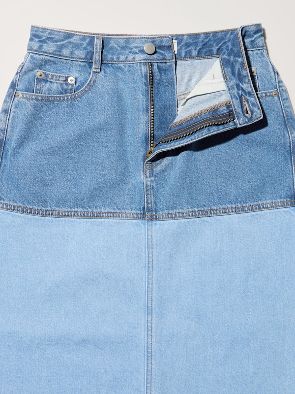 Two Toned Denim Skirt | by rokh