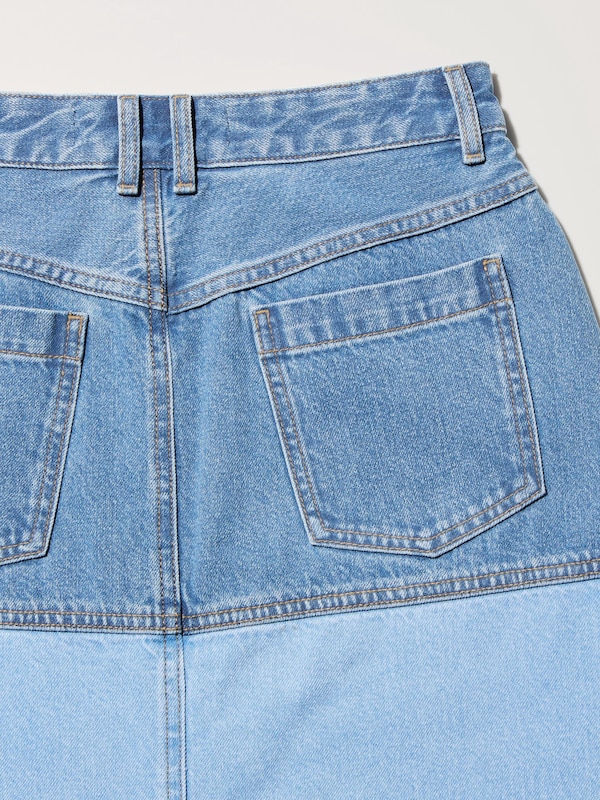 Two Toned Denim Skirt | by rokh