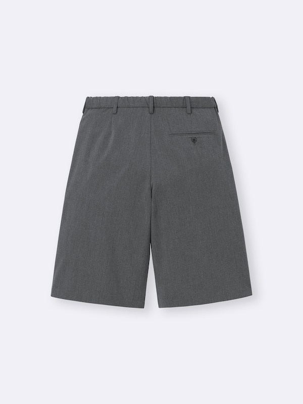 Pleated Baggy Shorts