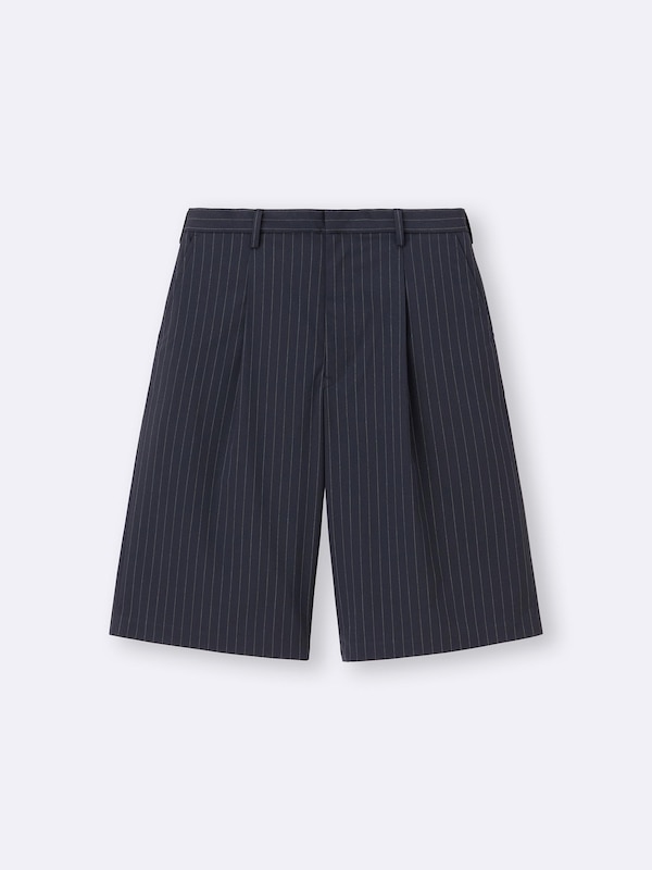 Pleated Baggy Shorts