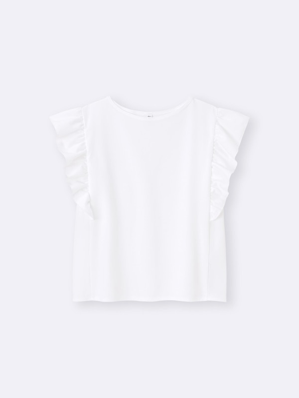 Dry Ruffle Sleeve T-Shirt