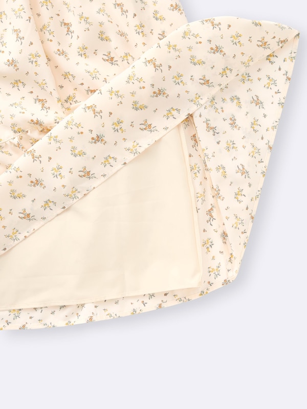 Flower Printed Camisole Tunic Dress