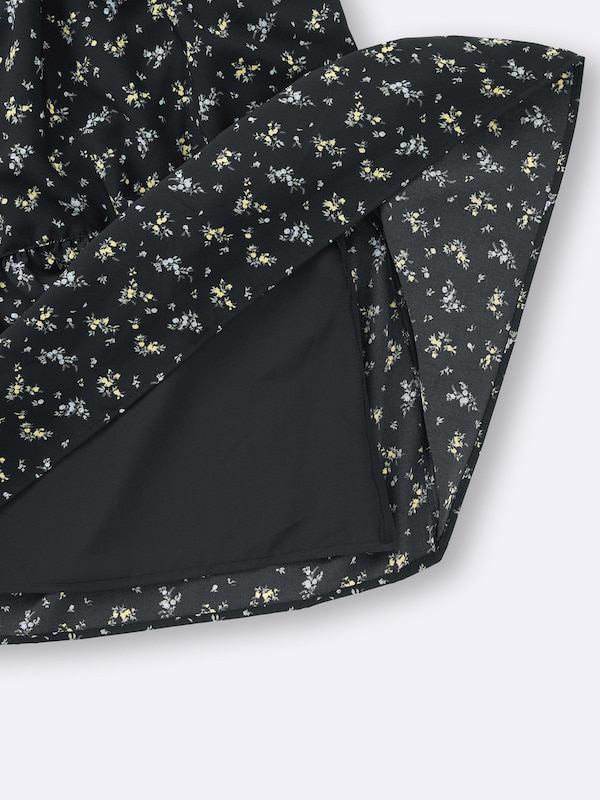 Flower Printed Camisole Tunic Dress