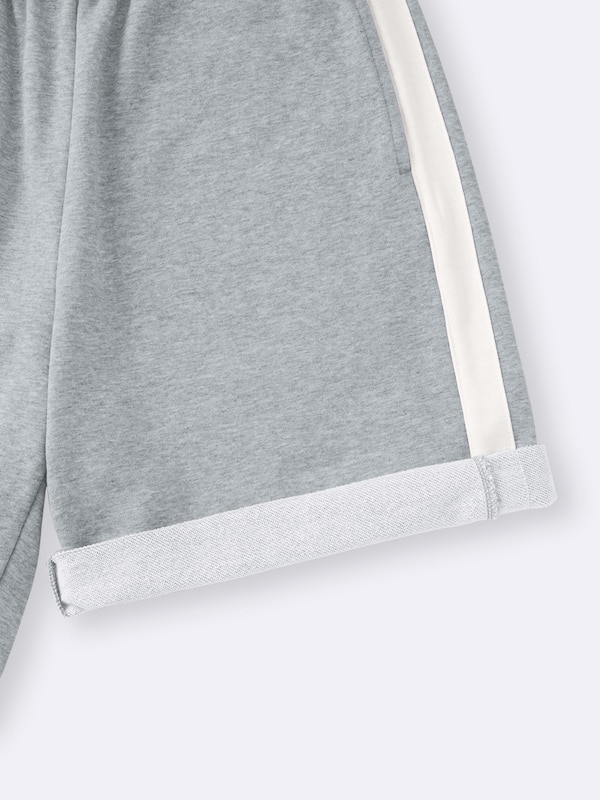 Sweat Relaxed Knee Length Shorts | Lined