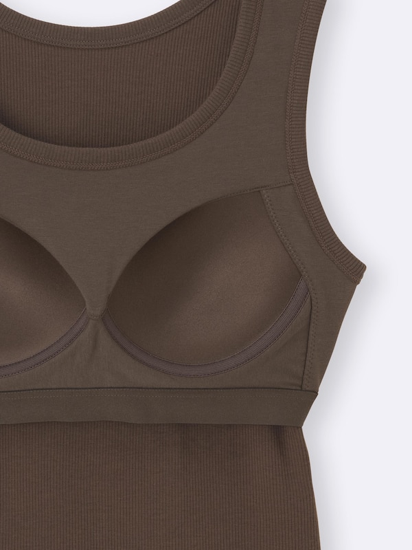 Bra-Feel Ribbed Tank Top