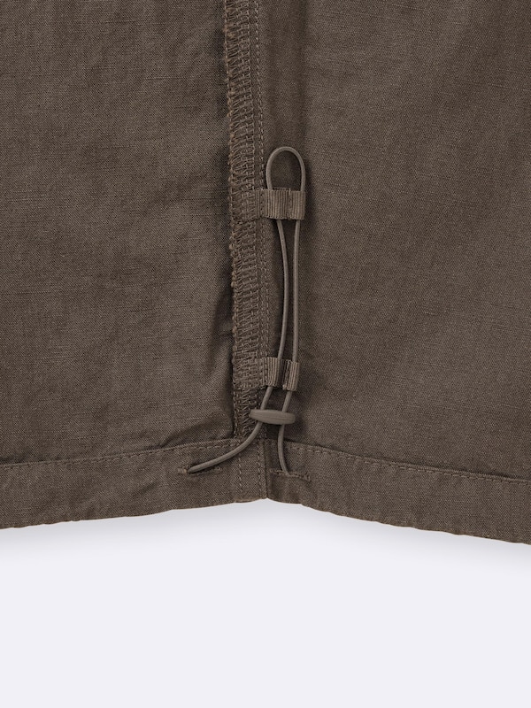 Linen Blend Balloon Pants