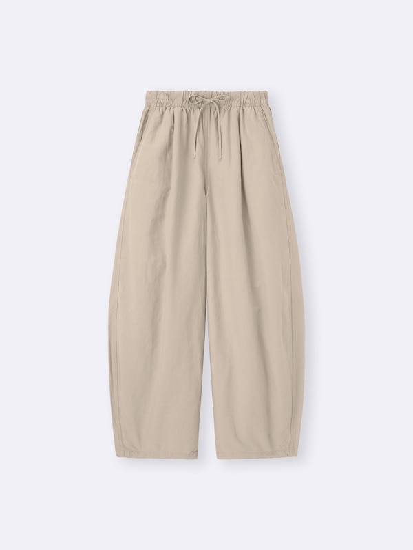 Linen Blend Balloon Pants