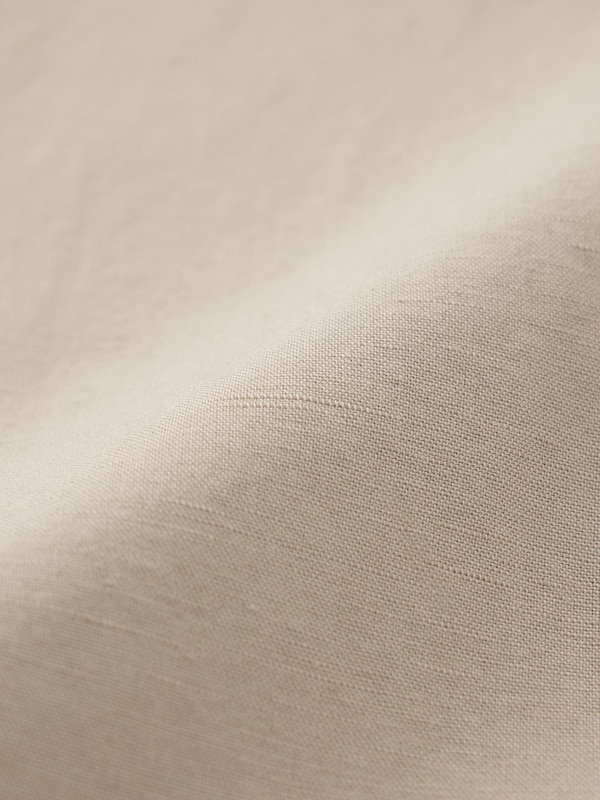 Linen Blend Cargo Half Pants