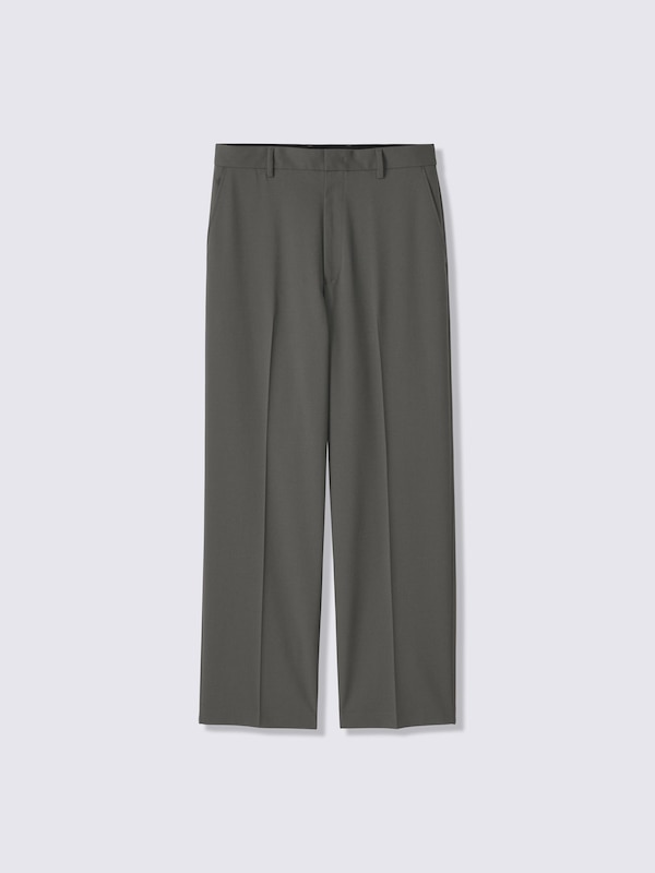 Wide Straight Slacks | Long | MN