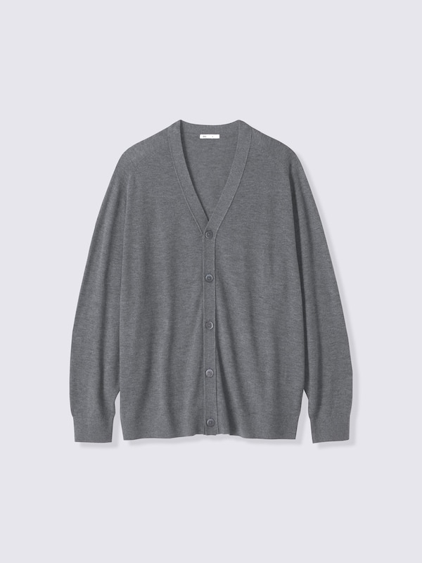Fine Gauge Knit V Neck Cardigan | MN