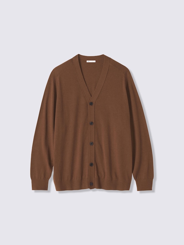 Fine Gauge Knit V Neck Cardigan | MN