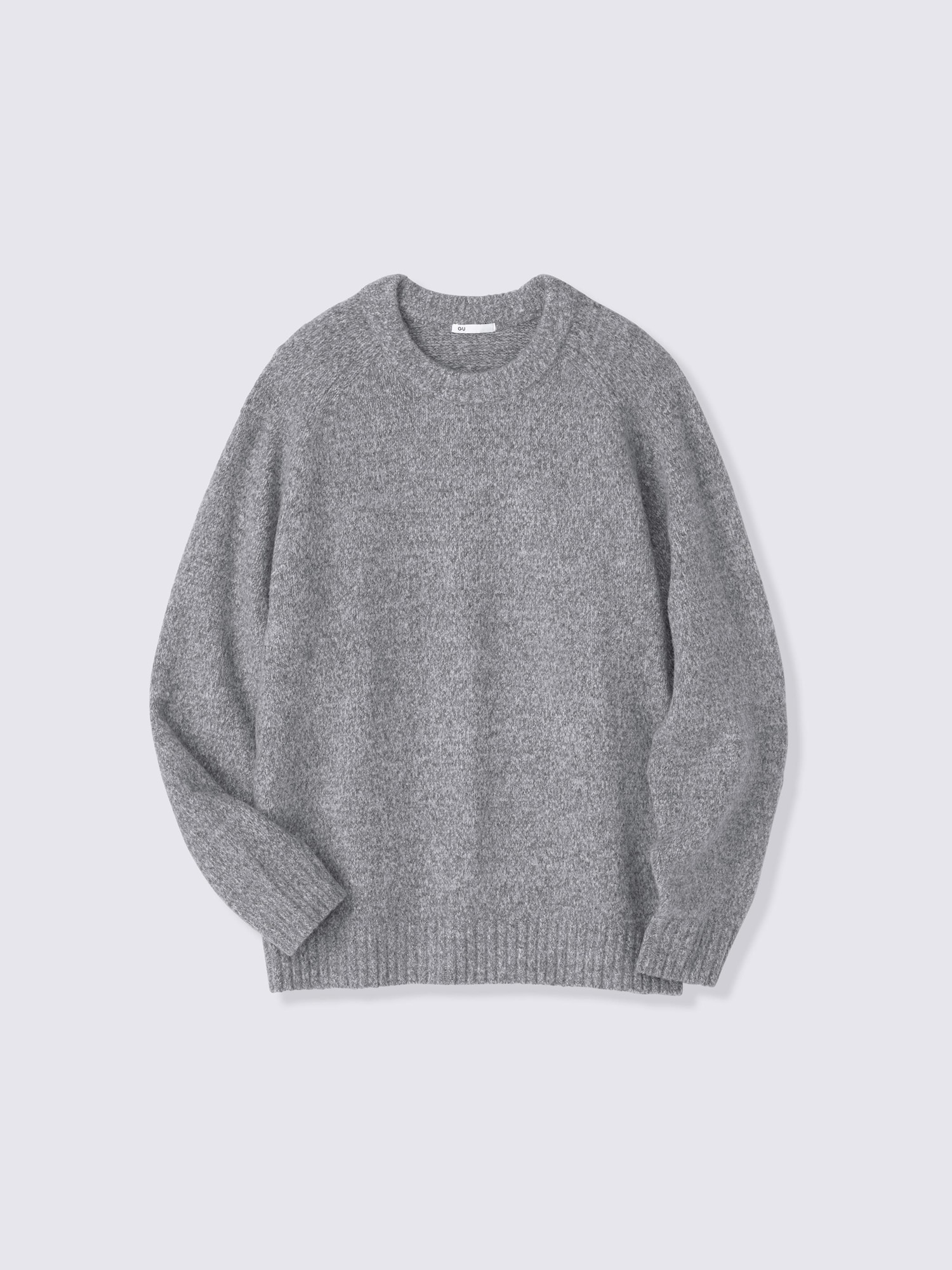 Men's Puffy Touch Knit Crew Neck Sweater | CL | GU US