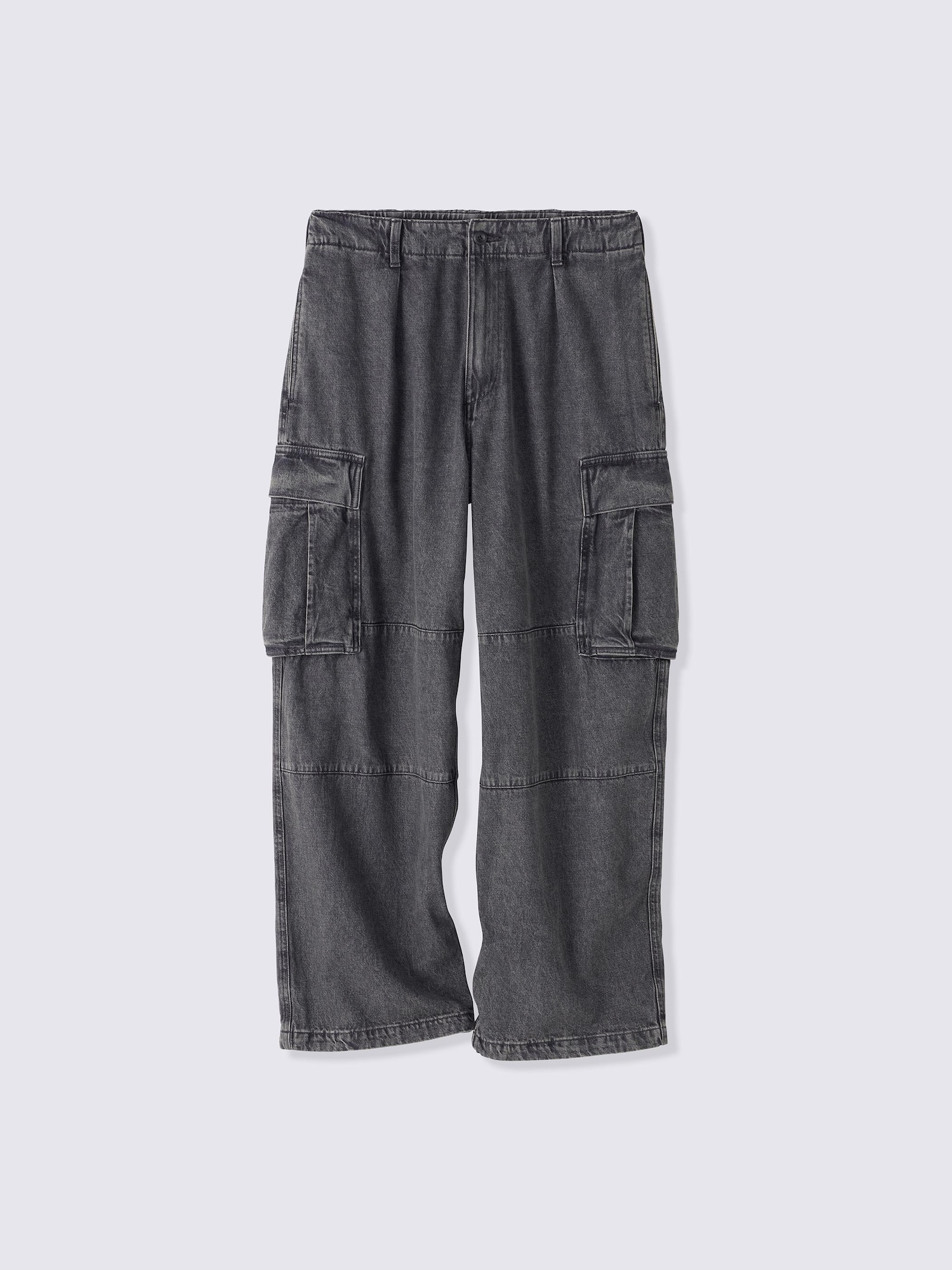 Unisex Denim Wide Cargo Pants | UL | GU US