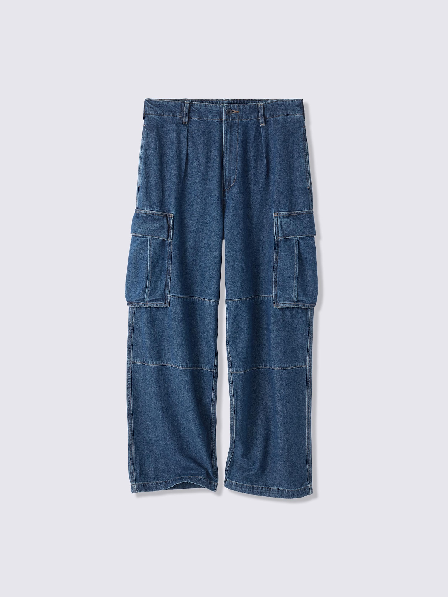 パンツ Assortment cargo denim pants Unisex Denim Wide Cargo Pants | UL | GU US