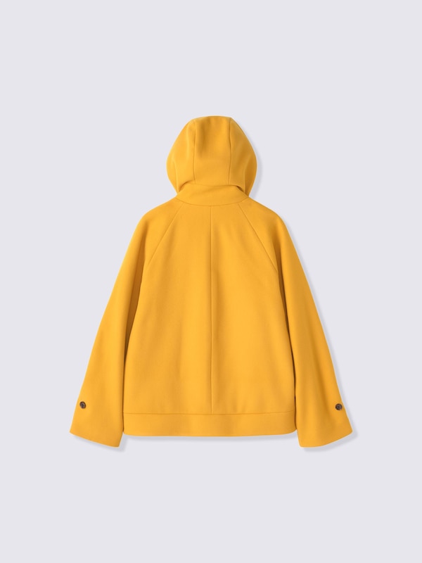 COZY MELTON Short Hoodie Coat | CL