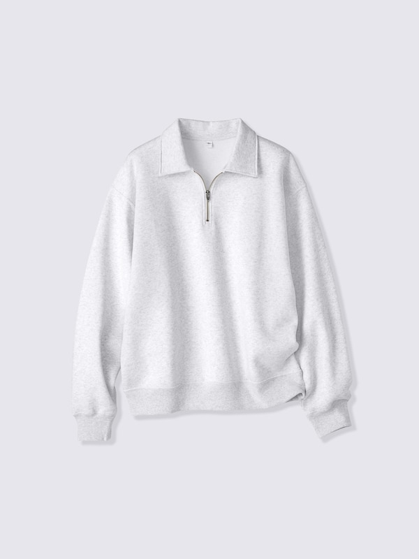 Heavy Weight Sweat Half-Zip Pullover | ST